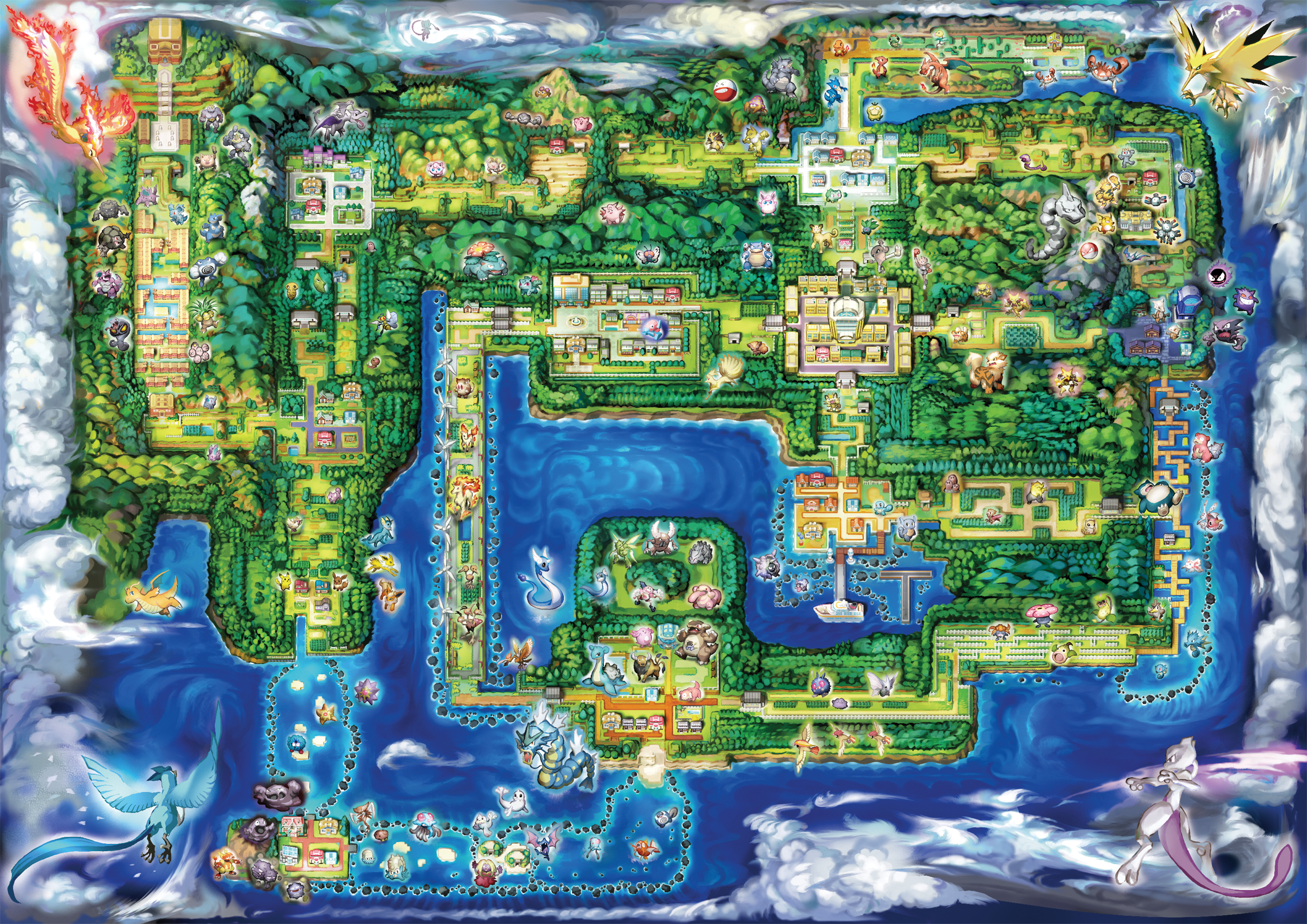 Kanto Region Map